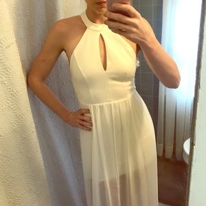 White Lace Maxi Dress